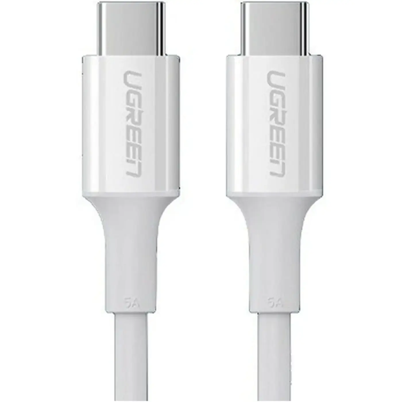 Купить Кабель UGREEN US300 USB-C - USB-C 100W 5A 1m White (60551) - фото 1