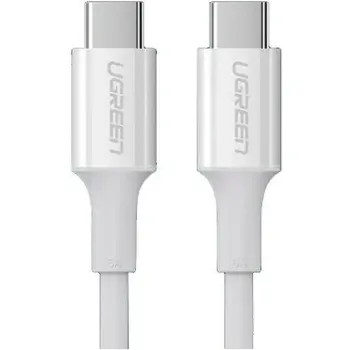Купить Кабель UGREEN US300 USB-C - USB-C 100W 5A 1m White (60551) - фото 1