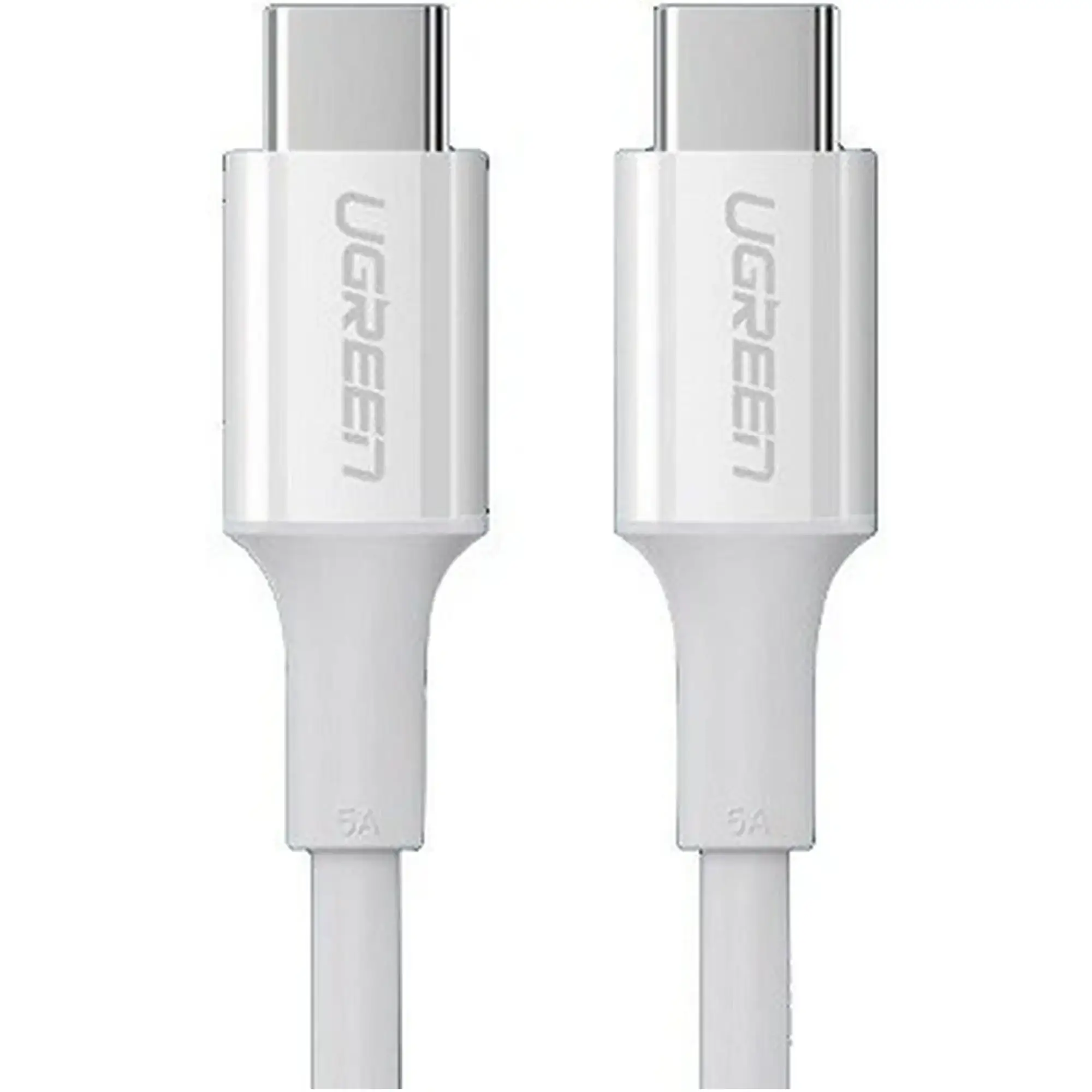 Купить Кабель UGREEN US300 USB-C - USB-C 100W 5A 1m White (60551) - фото 1