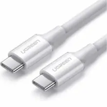 Купить Кабель UGREEN US300 USB-C - USB-C 100W 5A 1m White (60551) - фото 2