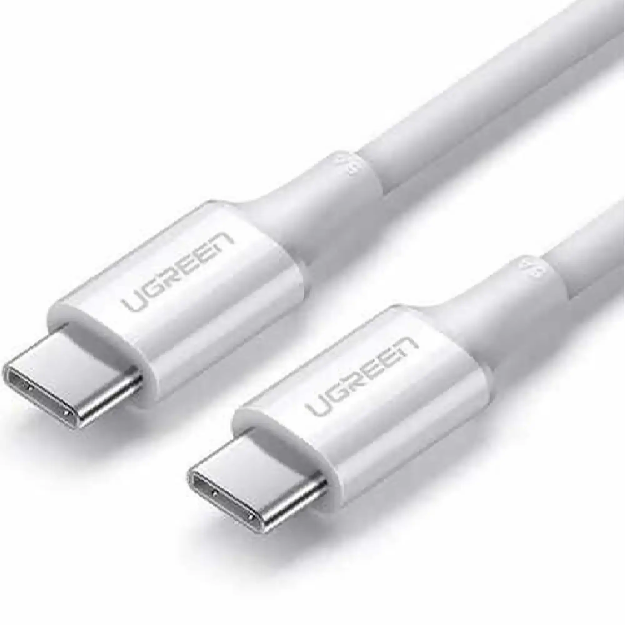 Купить Кабель UGREEN US300 USB-C - USB-C 100W 5A 1m White (60551) - фото 2