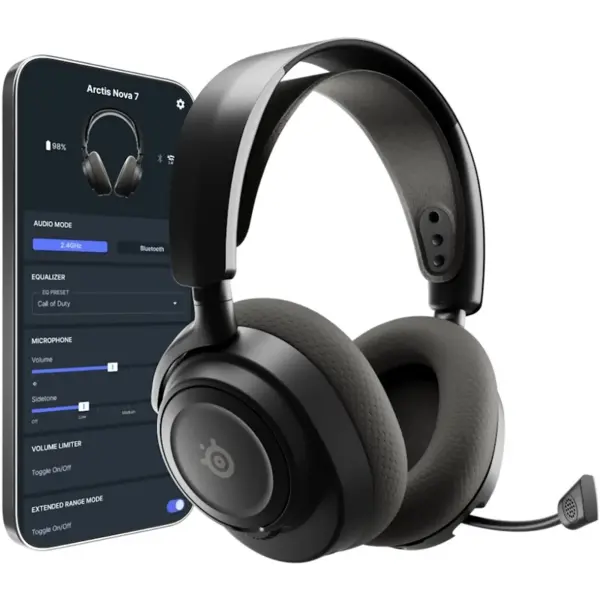 Купить Наушники SteelSeries Arctis Nova 7P Wireless Gen 2 Black (SS61744) - фото 4