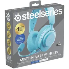 Купить Наушники SteelSeries Arctis Nova 3P Wireless MultiPlatform Aqua (SS61688) - фото 5