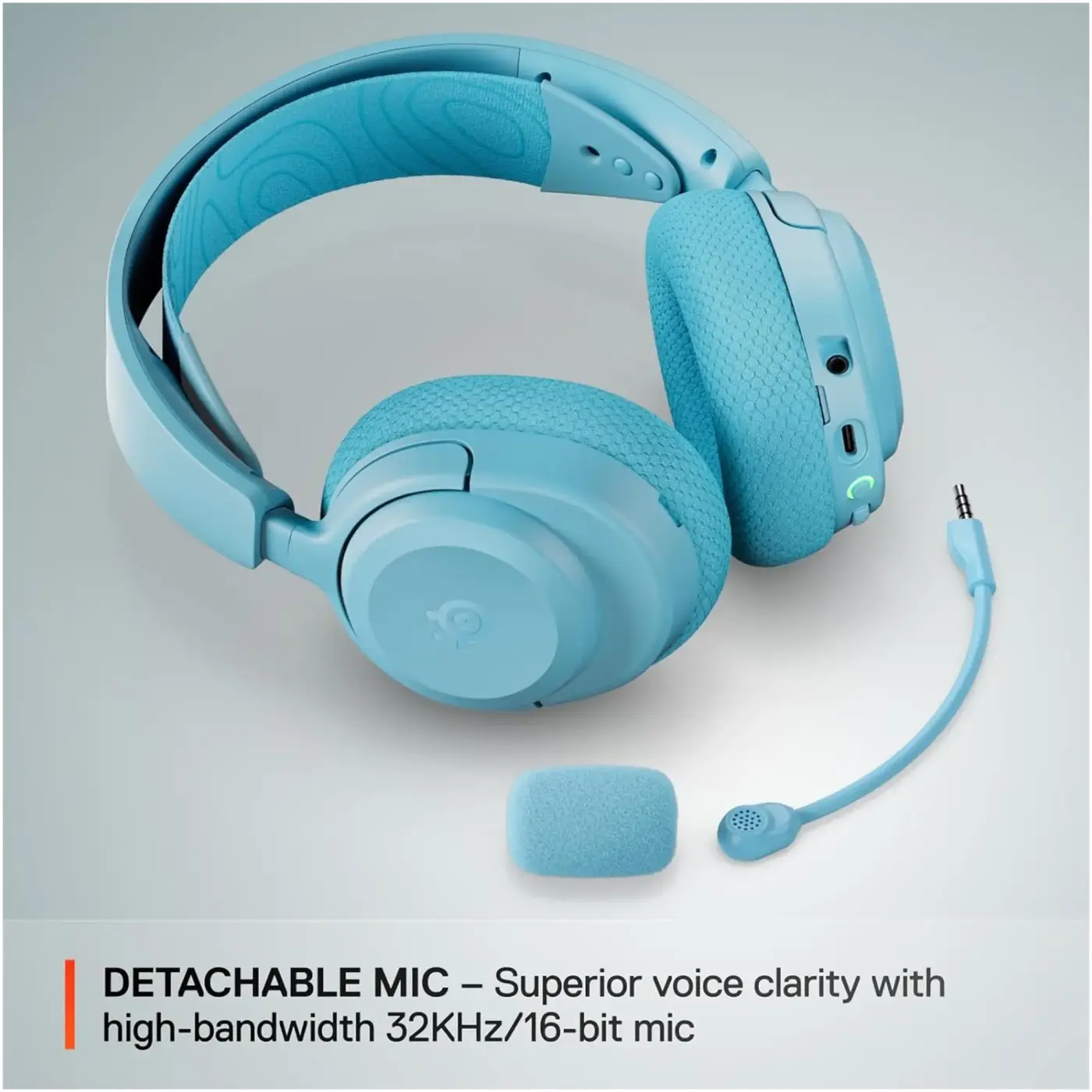 Купить Наушники SteelSeries Arctis Nova 3P Wireless MultiPlatform Aqua (SS61688) - фото 10