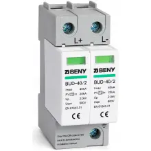 Купити Обмежувач перенапруги BENY BUD-40/2 DC 2P 600В T2 40кА (BUD-40/2-2P600VDCT240kA) - фото 2