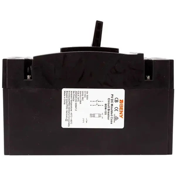 Купити Автоматичний вимикач BENY BDM-125 DC 2P 500В 125А (BDM-125-2P500V125A) - фото 3