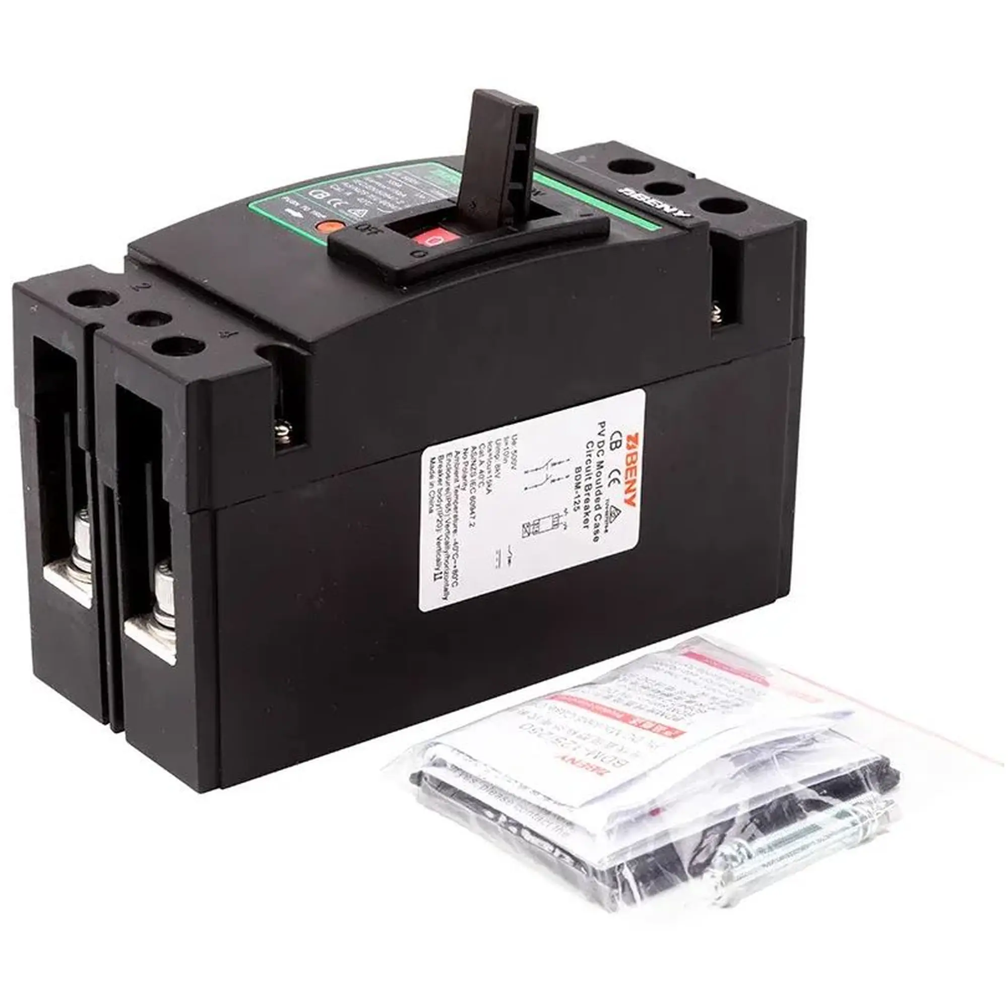 Купити Автоматичний вимикач BENY BDM-125 DC 2P 500В 125А (BDM-125-2P500V125A) - фото 4