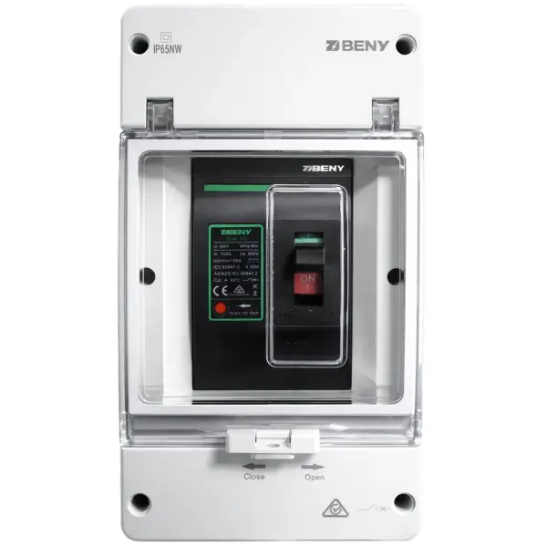 Купити Автоматичний вимикач BENY BDM-250 DC 2P 500В 160А у корпусі IP65 (BDM-250-2P500V160AIP65) - фото 3