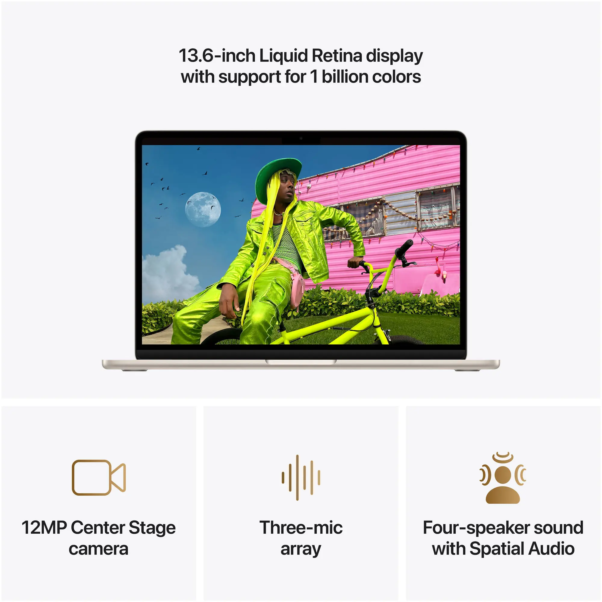 Купити Ноутбук Apple MacBook Air 13 M5 A3449 Midnight (MDHF4UA/A) - фото 8