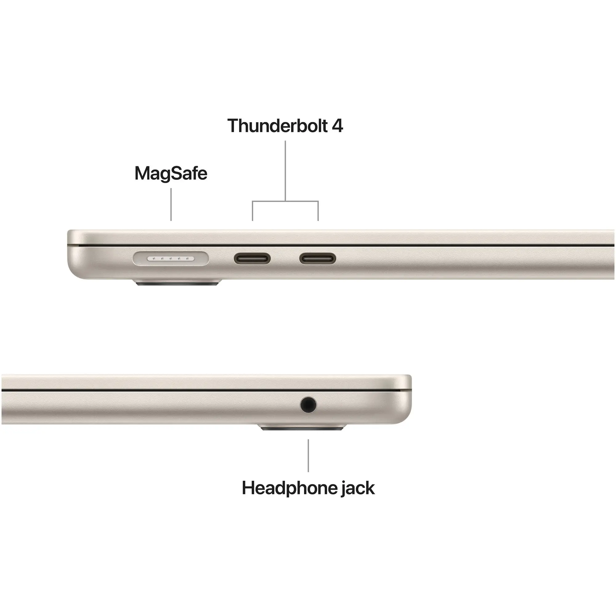 Купить Ноутбук Apple MacBook Air 15 M5 A3448 Starlight (MDVF4UA/A) - фото 7