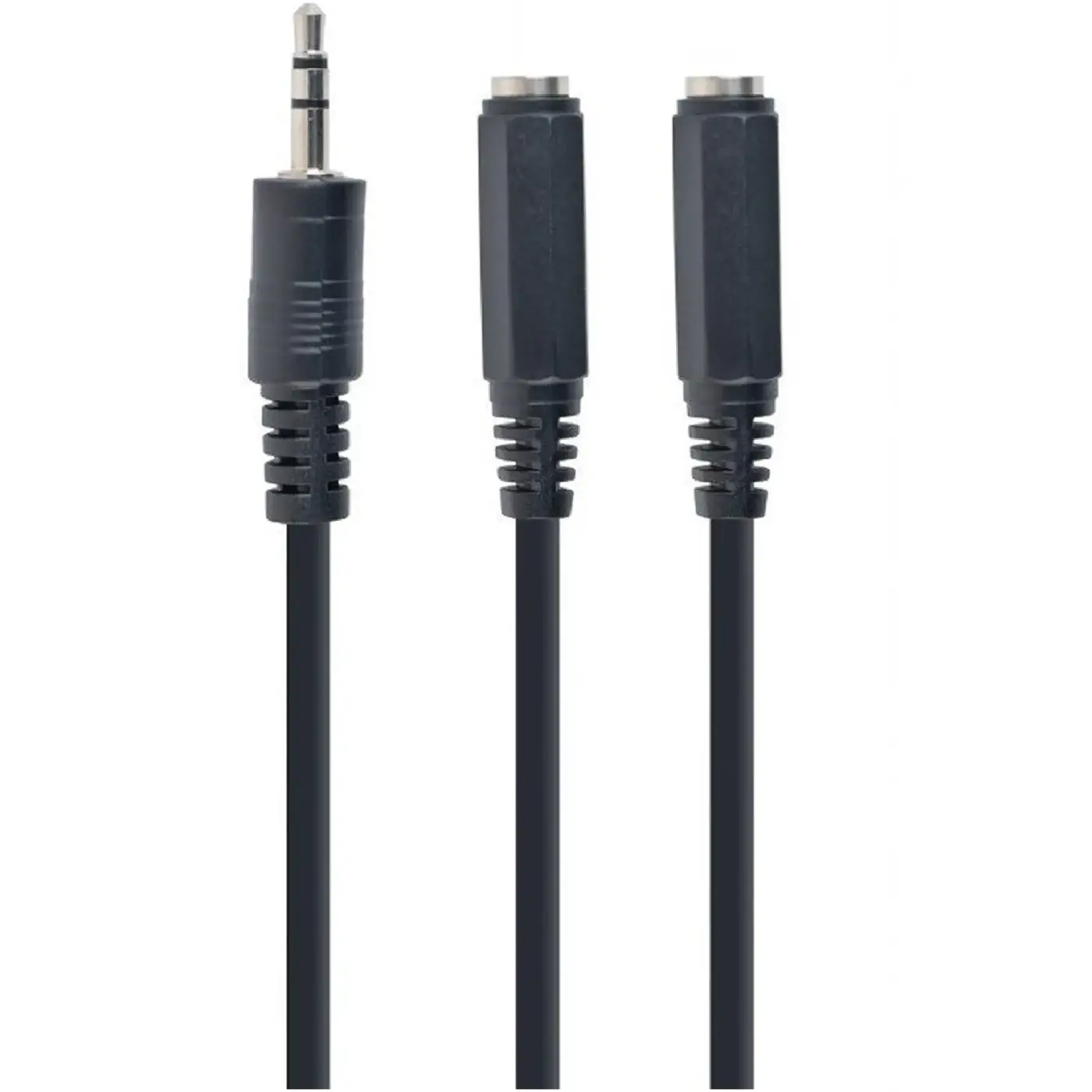 Купить Кабель Cablexpert Jack 3.5mm M to 2 x Jack 3.5mm F 0.1m (CCA-415-0.1M) - фото 1