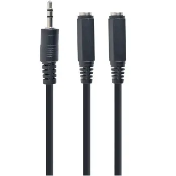 Купить Кабель Cablexpert Jack 3.5mm M to 2 x Jack 3.5mm F 0.1m (CCA-415-0.1M) - фото 1