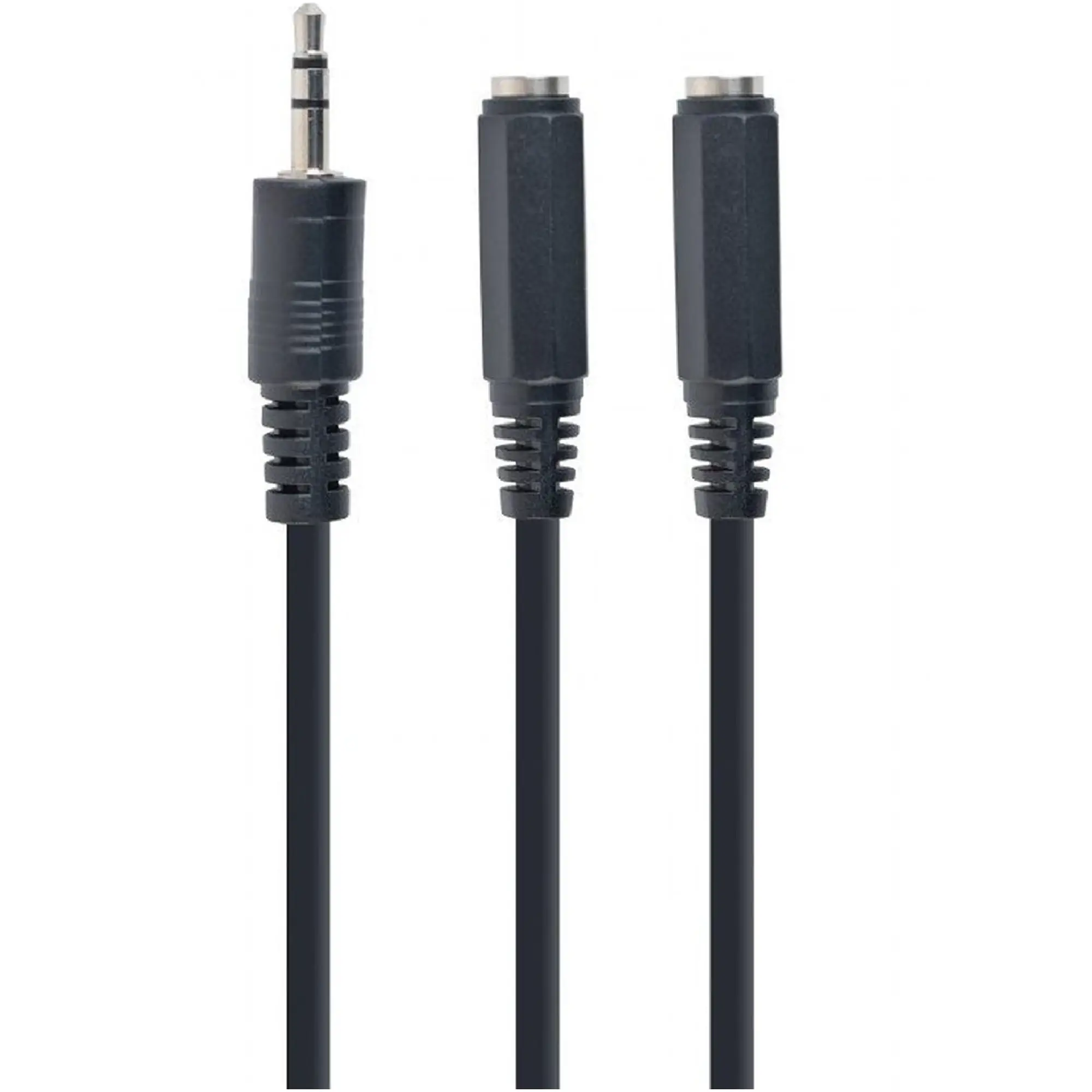 Купить Кабель Cablexpert Jack 3.5mm M to 2 x Jack 3.5mm F 0.1m (CCA-415-0.1M) - фото 1