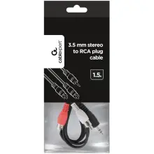 Купить Кабель Cablexpert Jack 3.5 мм - 2RCA 1.5 м (CCA-458) - фото 3