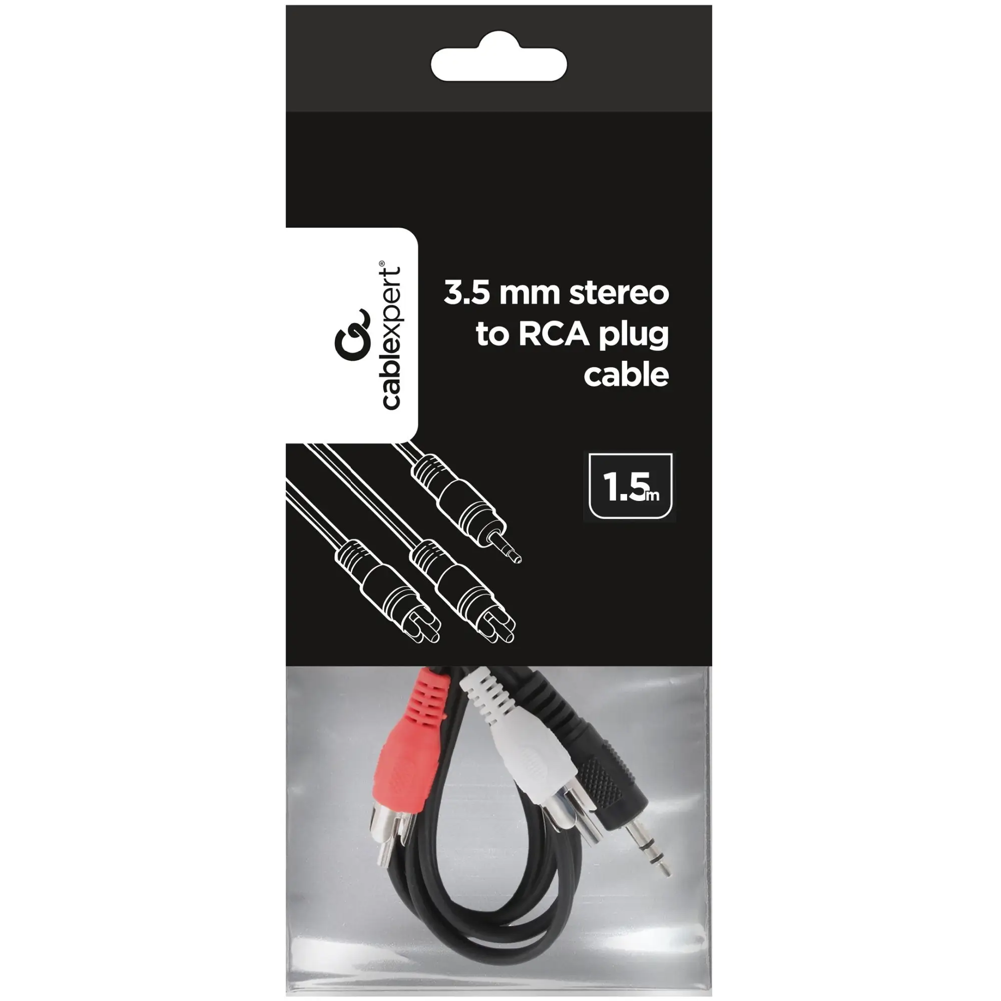 Купить Кабель Cablexpert Jack 3.5 мм - 2RCA 1.5 м (CCA-458) - фото 3