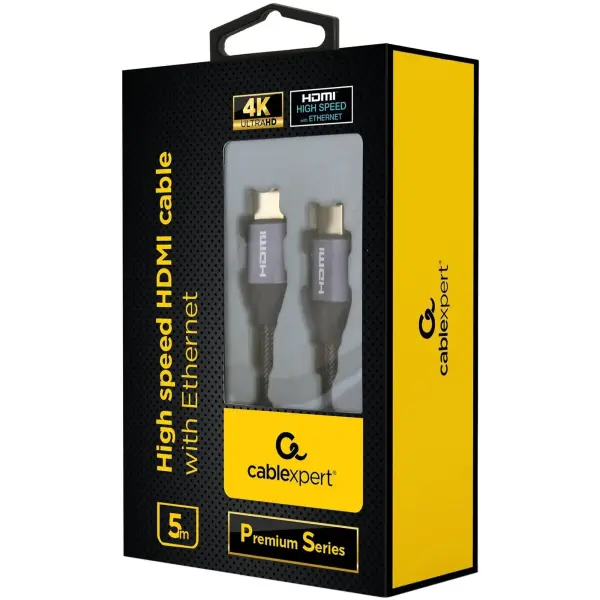 Купити Кабель HDMI to HDMI 5.0m Cablexpert (CCBP-HDMI-5M) - фото 3