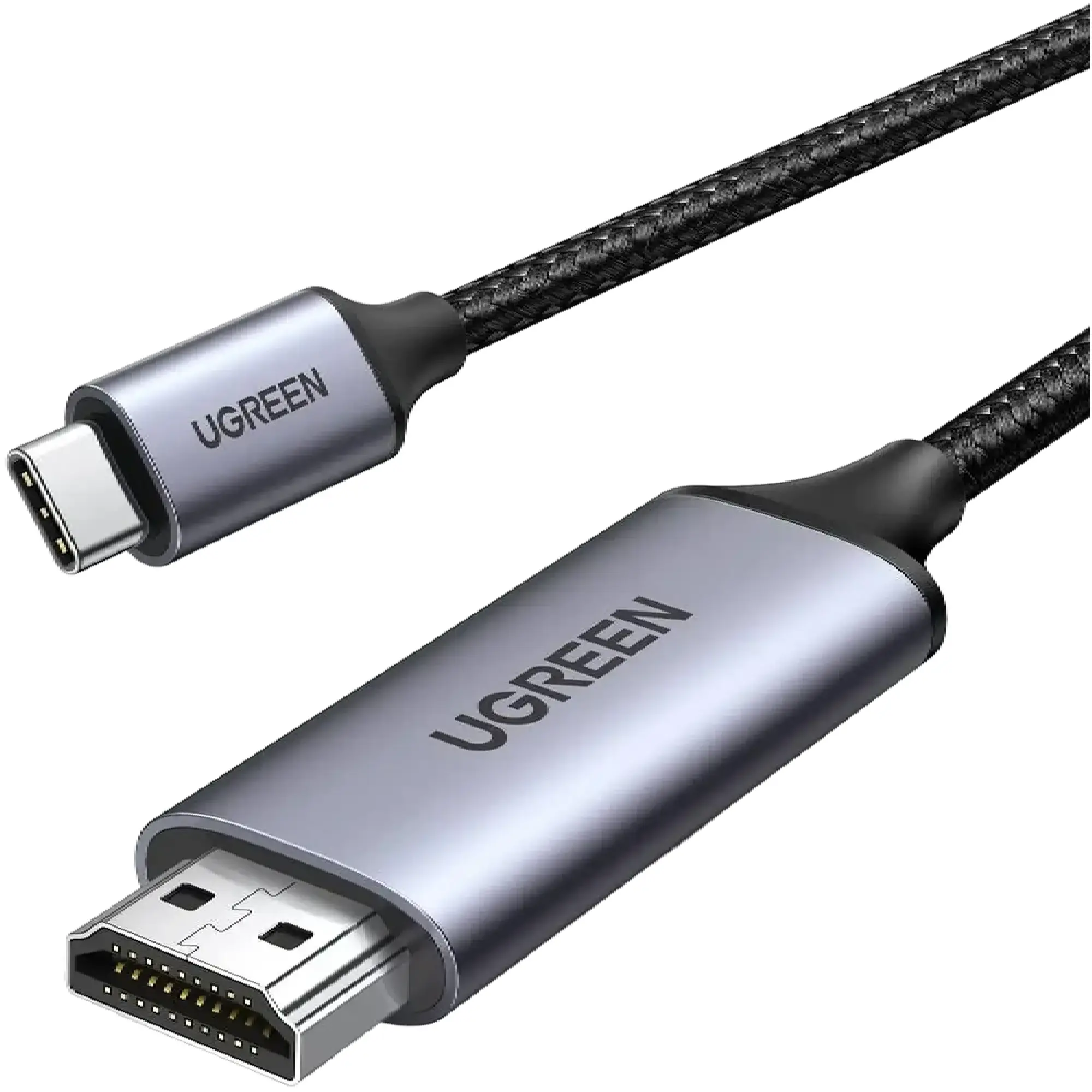 Купити Кабель UGREEN MM142 USB-C M - HDMI M 1.5m Gray/Black (50570) - фото 1