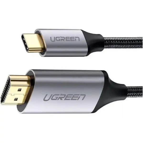 Купити Кабель UGREEN MM142 USB-C M - HDMI M 1.5m Gray/Black (50570) - фото 2