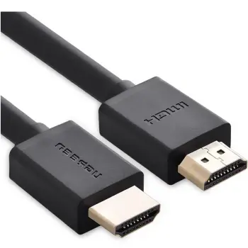 Купити Кабель UGREEN HD104 HDMI M - M, 1.0 м, V2.0 Cafule 4K 1m Black (10106) - фото 1