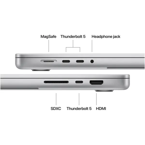 Купити Ноутбук Apple MacBook Pro 16 A3429 M5 Max Silver (MGE74UA/A) - фото 7