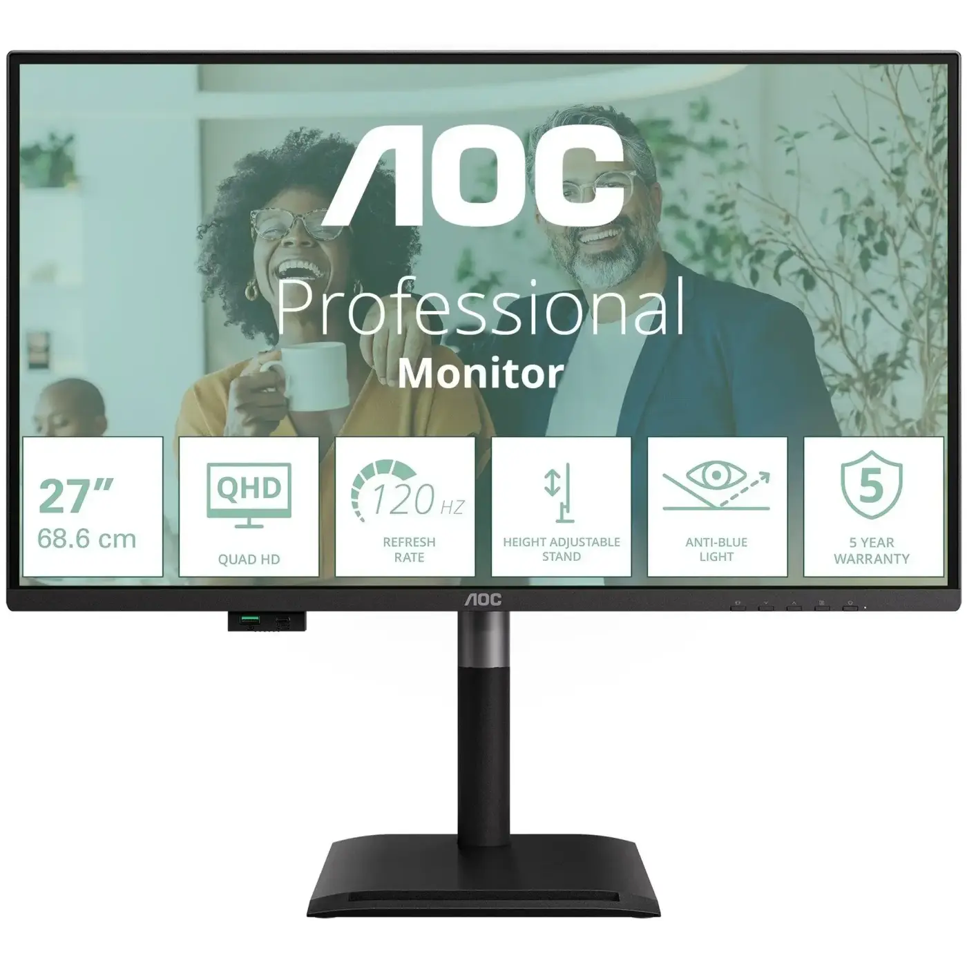 Купить Монитор 27" AOCQ27P4CV - фото 1