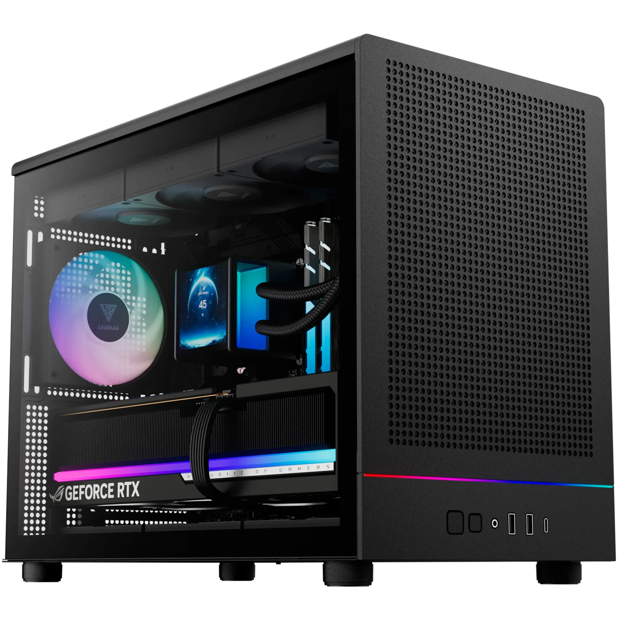 Купить Корпус Gamdias Athena M4M Black (4711514503777) - фото 1