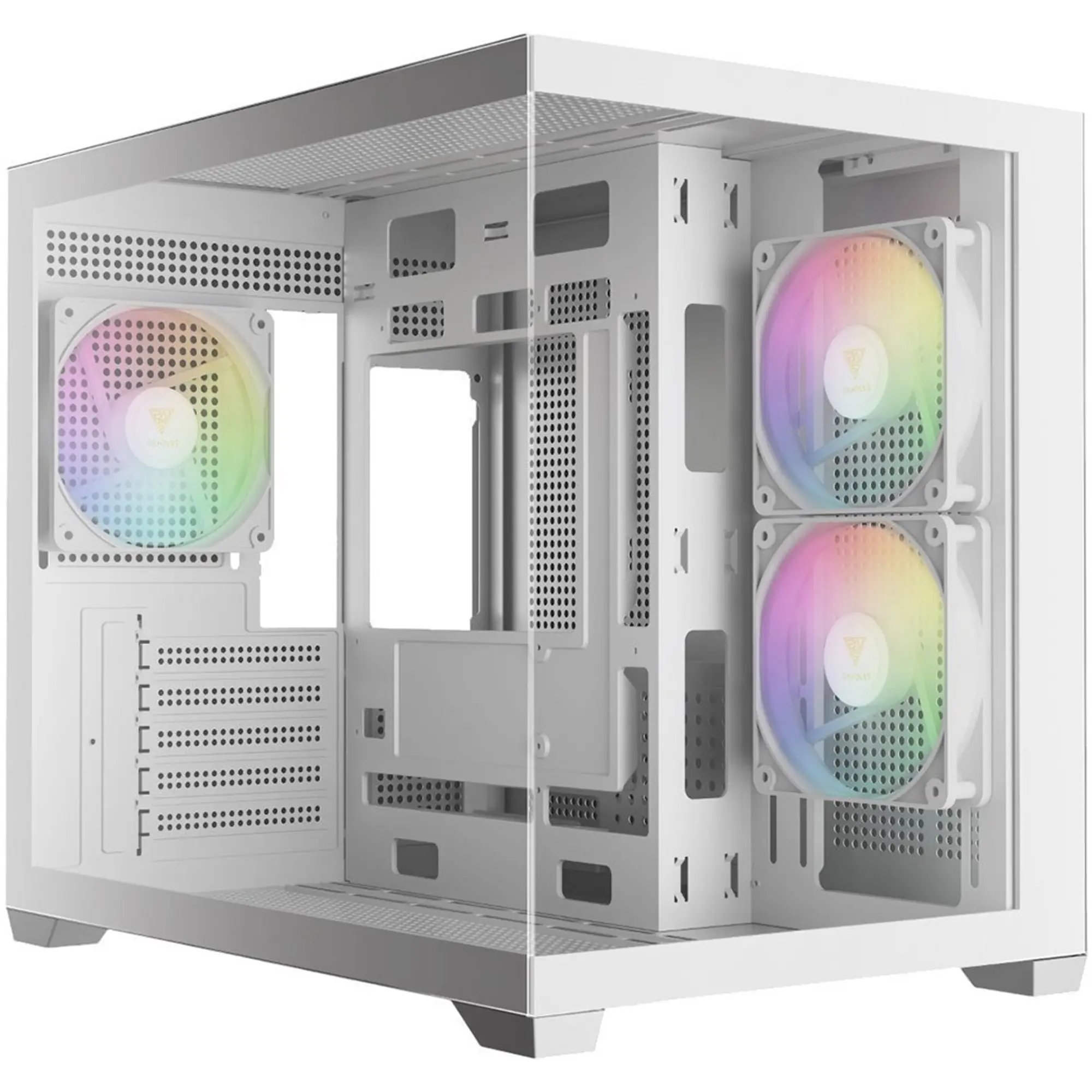 Купить Корпус Gamdias Aura GC10M V2 ARGB White (4711514503166) - фото 1