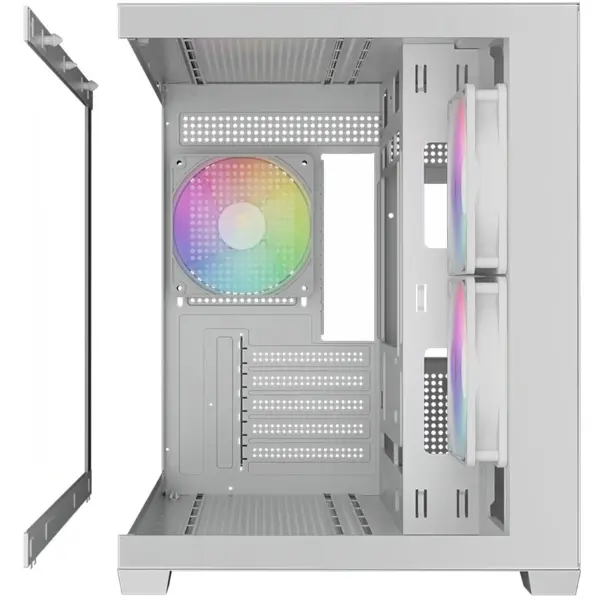 Купить Корпус Gamdias Aura GC10M V2 ARGB White (4711514503166) - фото 4