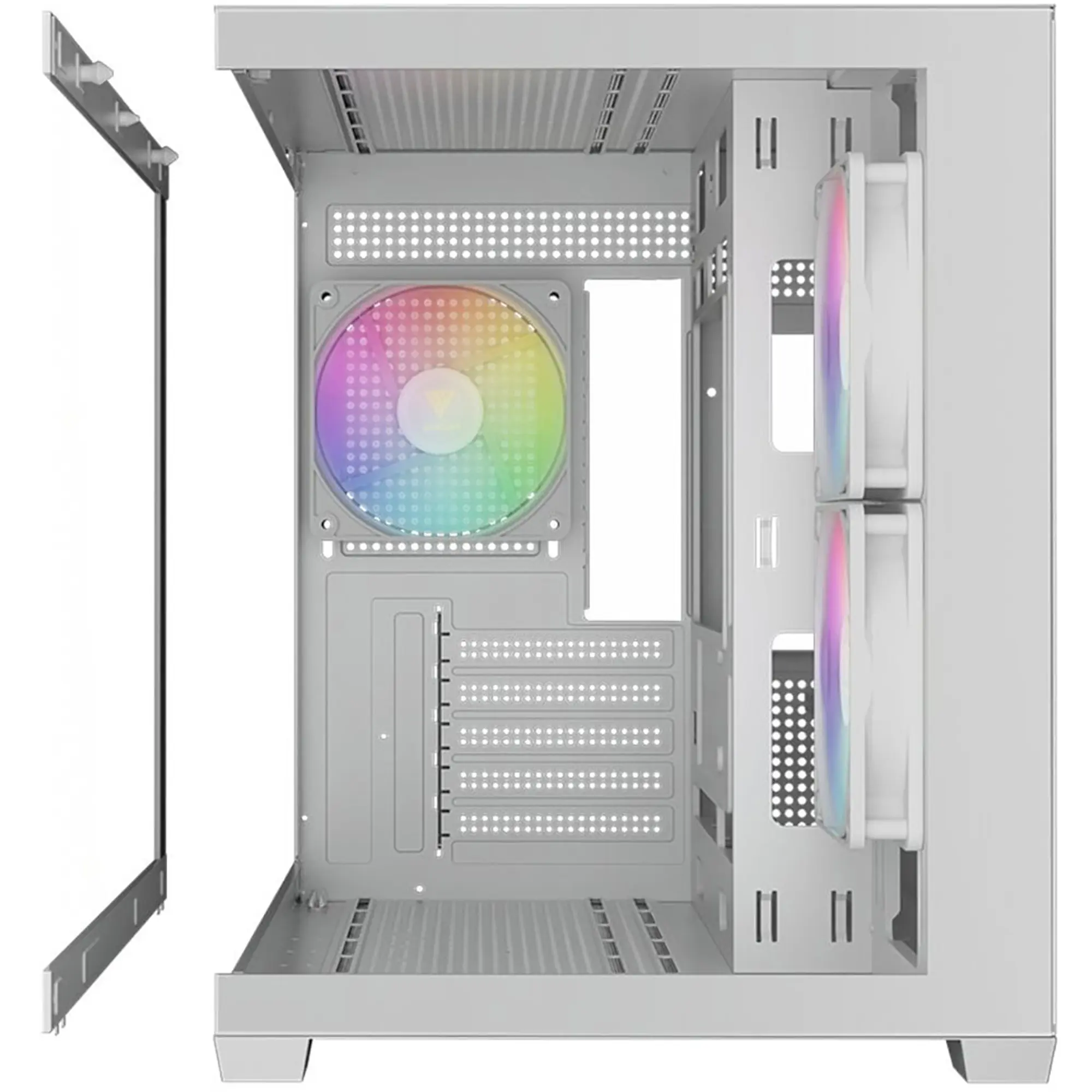 Купить Корпус Gamdias Aura GC10M V2 ARGB White (4711514503166) - фото 4