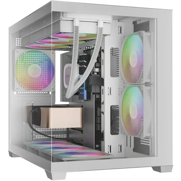 Купить Корпус Gamdias Aura GC10M V2 ARGB White (4711514503166) - фото 10