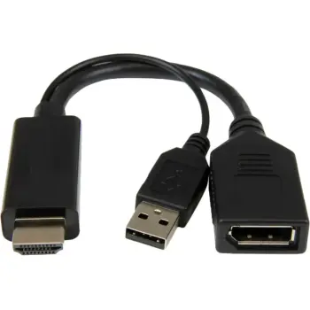 Купити Перехідник Cablexpert HDMI to DisplayPort 4K 30Hz (A-HDMIM-DPF-01) - фото 1