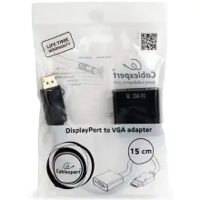 Купить Переходник Cablexpert DisplayPort - VGA 0.15 м (A-DPM-VGAF-02) - фото 2