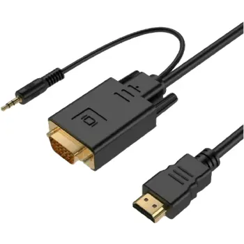 Купити Перехідник Cablexpert HDMI to VGA (A-HDMI-VGA-03-6) - фото 1