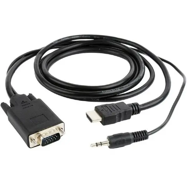 Купити Перехідник Cablexpert HDMI to VGA (A-HDMI-VGA-03-6) - фото 3