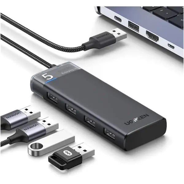 Купити USB-хаб UGREEN CM219 Black (15548) - фото 2