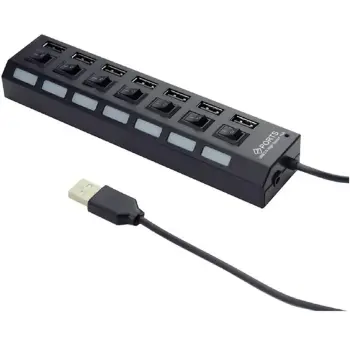Купить Концентратор Gembird 7 x USB 2.0 (UHB-U2P7-03) - фото 1