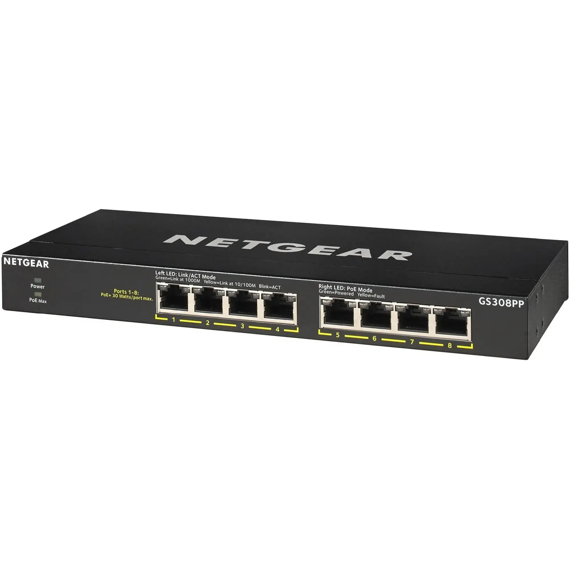 Купити Комутатор Netgear GS308PP-100EUS - фото 1