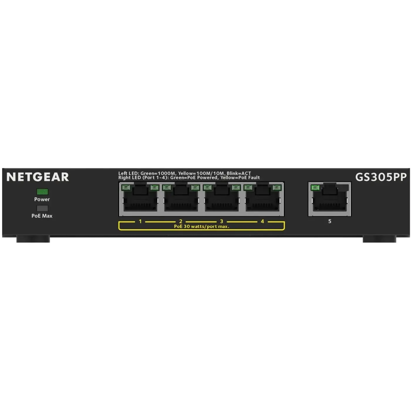 Купити Комутатор Netgear GS308PP-100EUS - фото 3