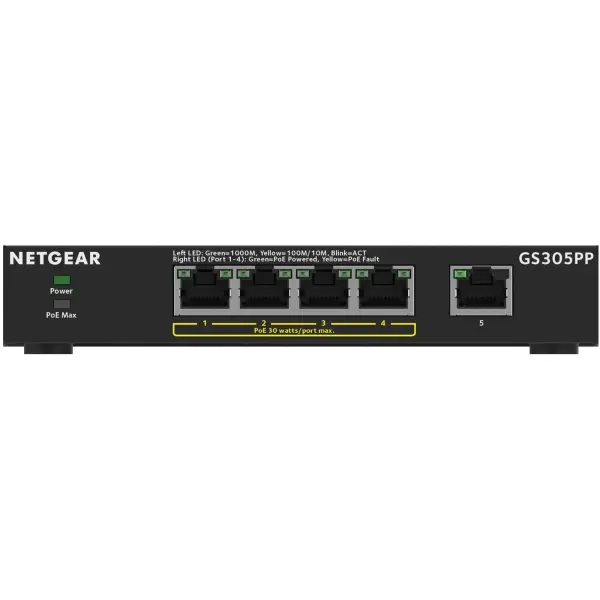 Купити Комутатор Netgear GS308PP-100EUS - фото 3