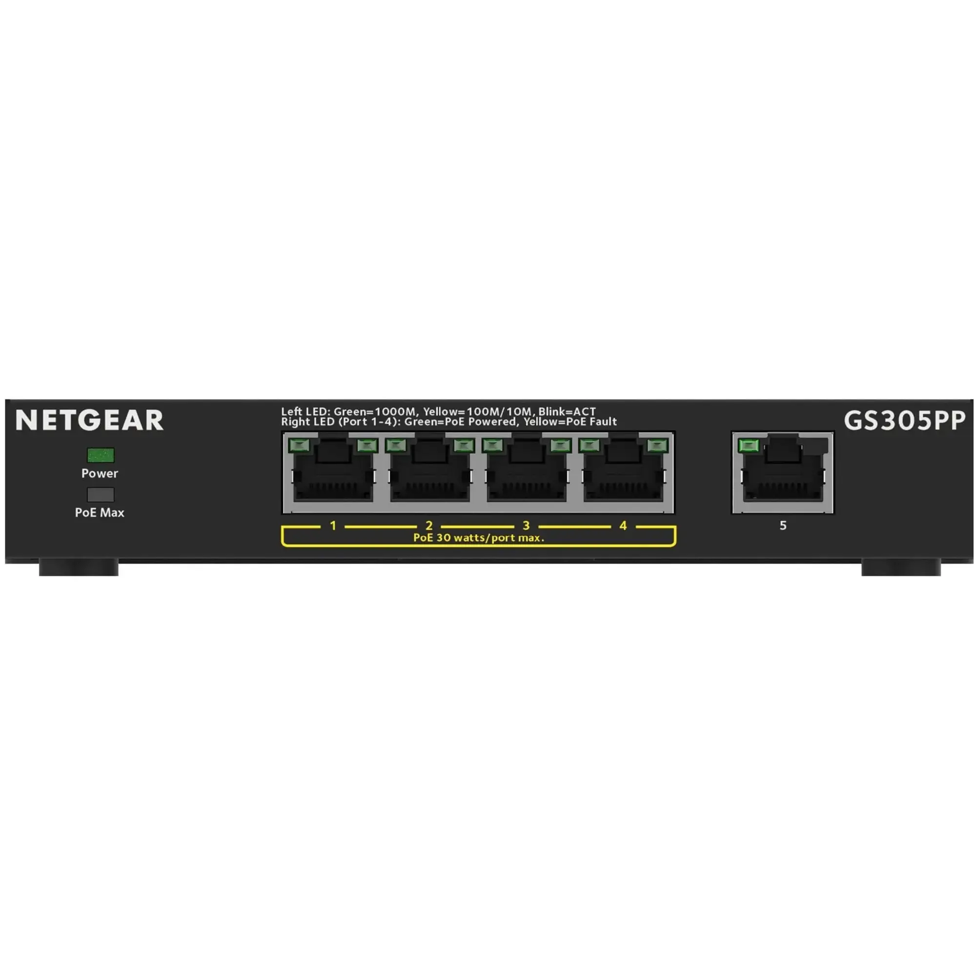 Купити Комутатор Netgear GS308PP-100EUS - фото 3