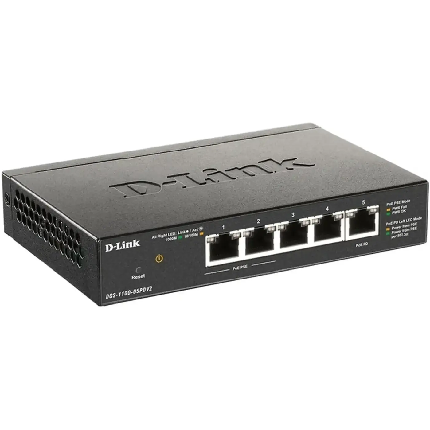 Купити Комутатор D-Link DGS-1100-05PD - фото 3