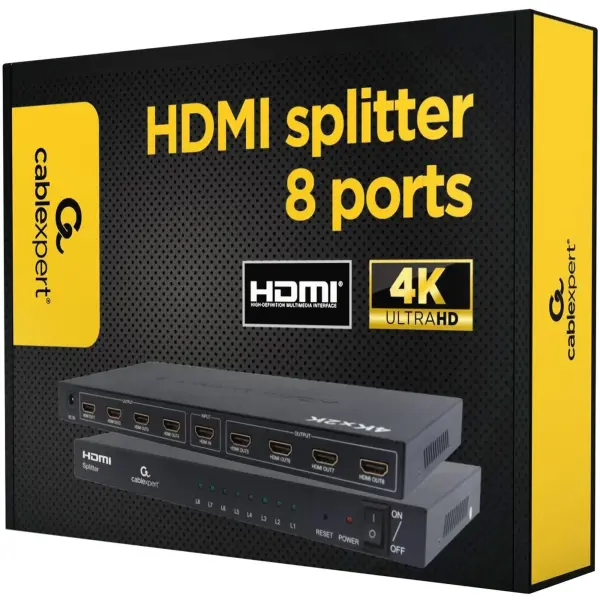 Купити Розгалужувач Cablexpert DSP-8PH4-03 на 8 портів - фото 3