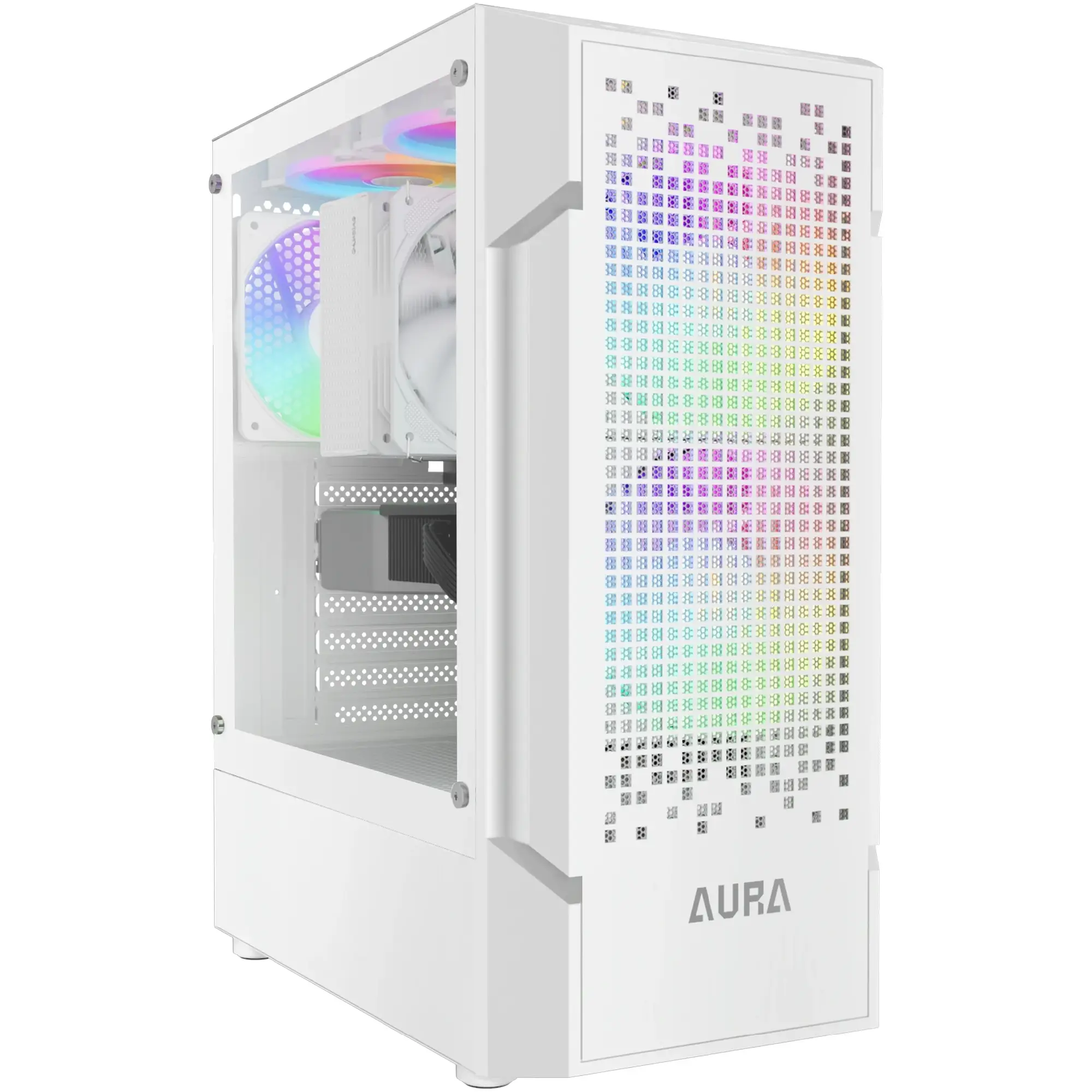 Купить Корпус Gamdias Aura GC7 WH ARGB Mid-Tower PC Case (4711514500684) - фото 3