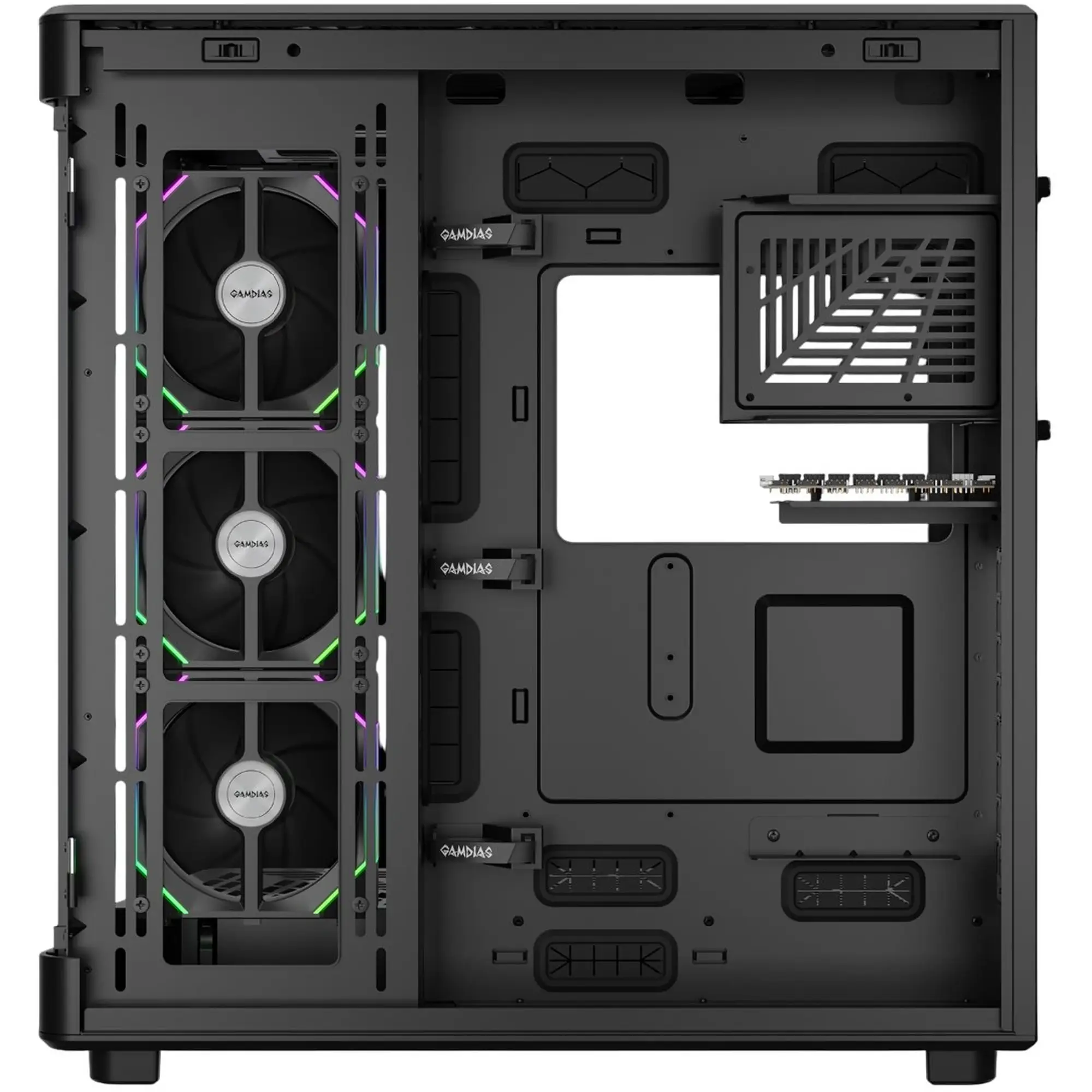 Купить Корпус Gamdias Neso P1 PRO B Mid-Tower PC Case (4711514500424) - фото 8