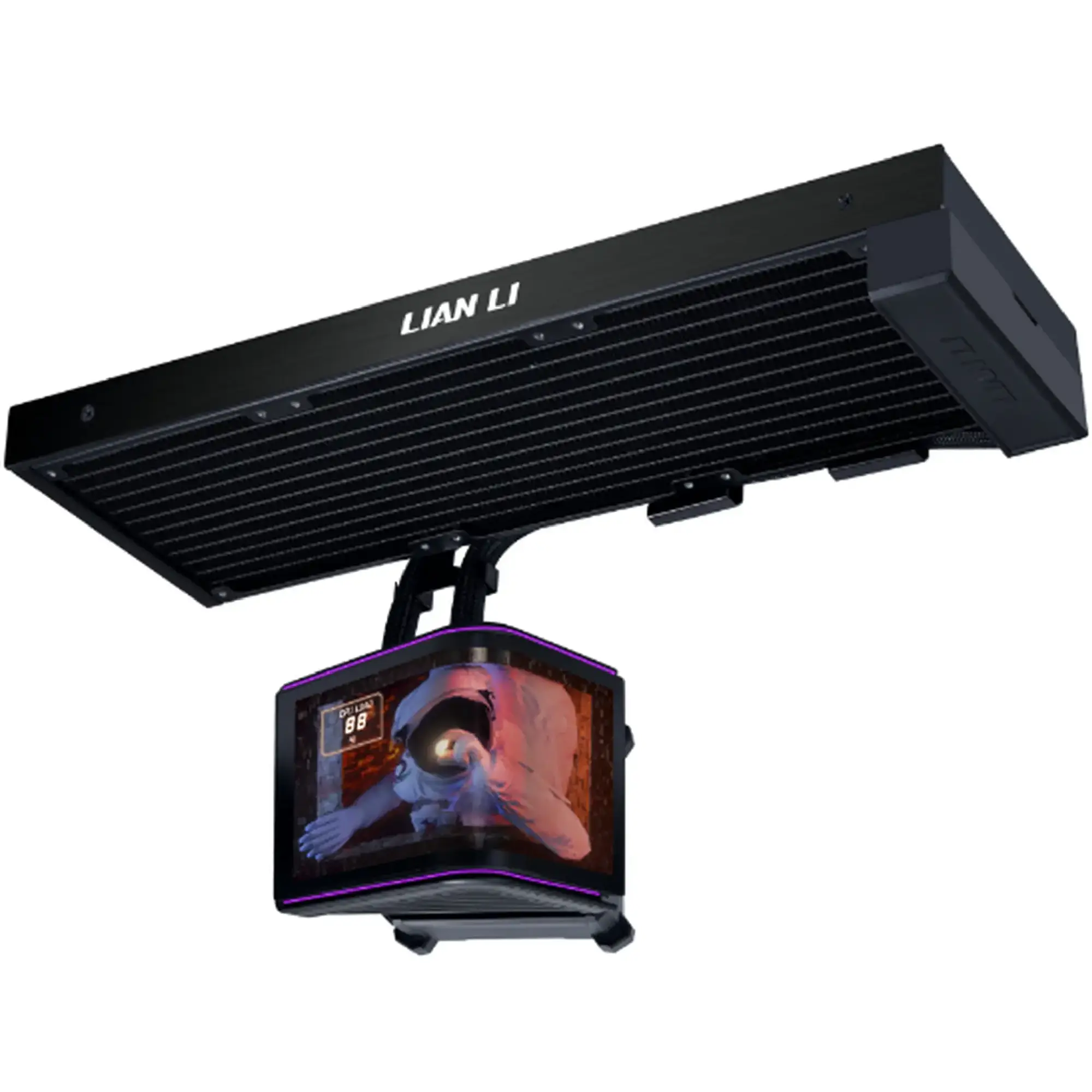 Купить Система водяного охлаждения Lian Li Hydroshift II OLED Curved 360 TL Black (G89.GHS2OLDC36TB.00) - фото 5