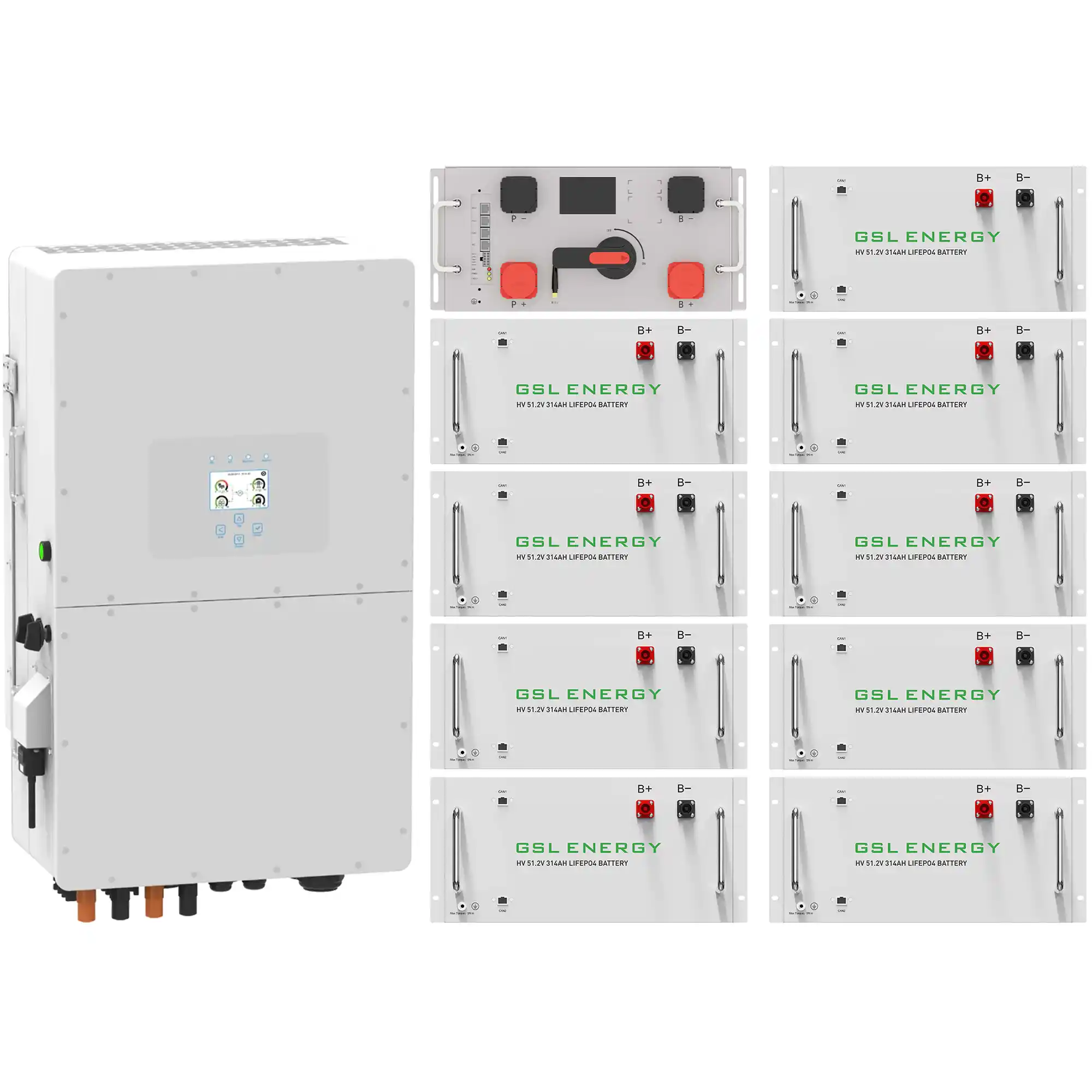 Купить Система хранения энергии DEYE SV-3DE50K1-HGS144K1-1 50kW 144.7kWh 1BAT LiFePO4 ≥10000 циклов - фото 2