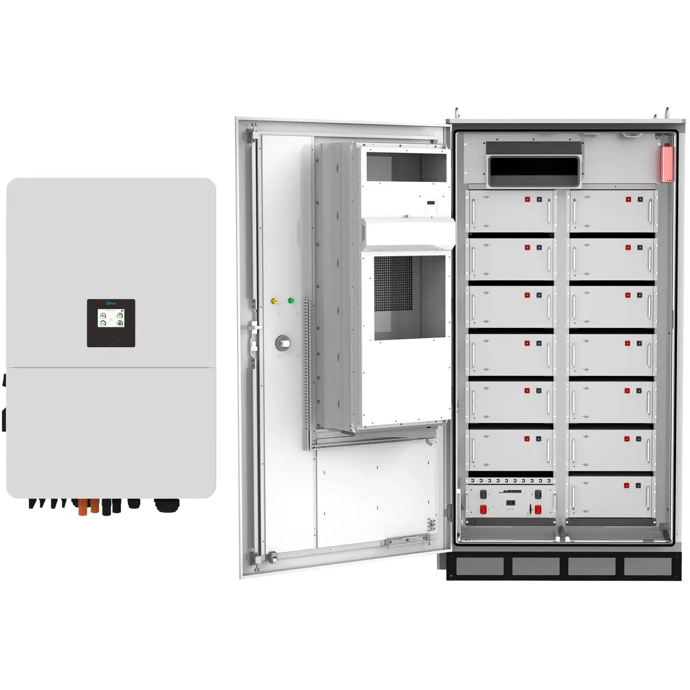 Купить Система хранения энергии DEYE SV-3DE80K1-HGS209K2-1 80kW 209kWh 1BAT LiFePO4 ≥6500 циклов - фото 1
