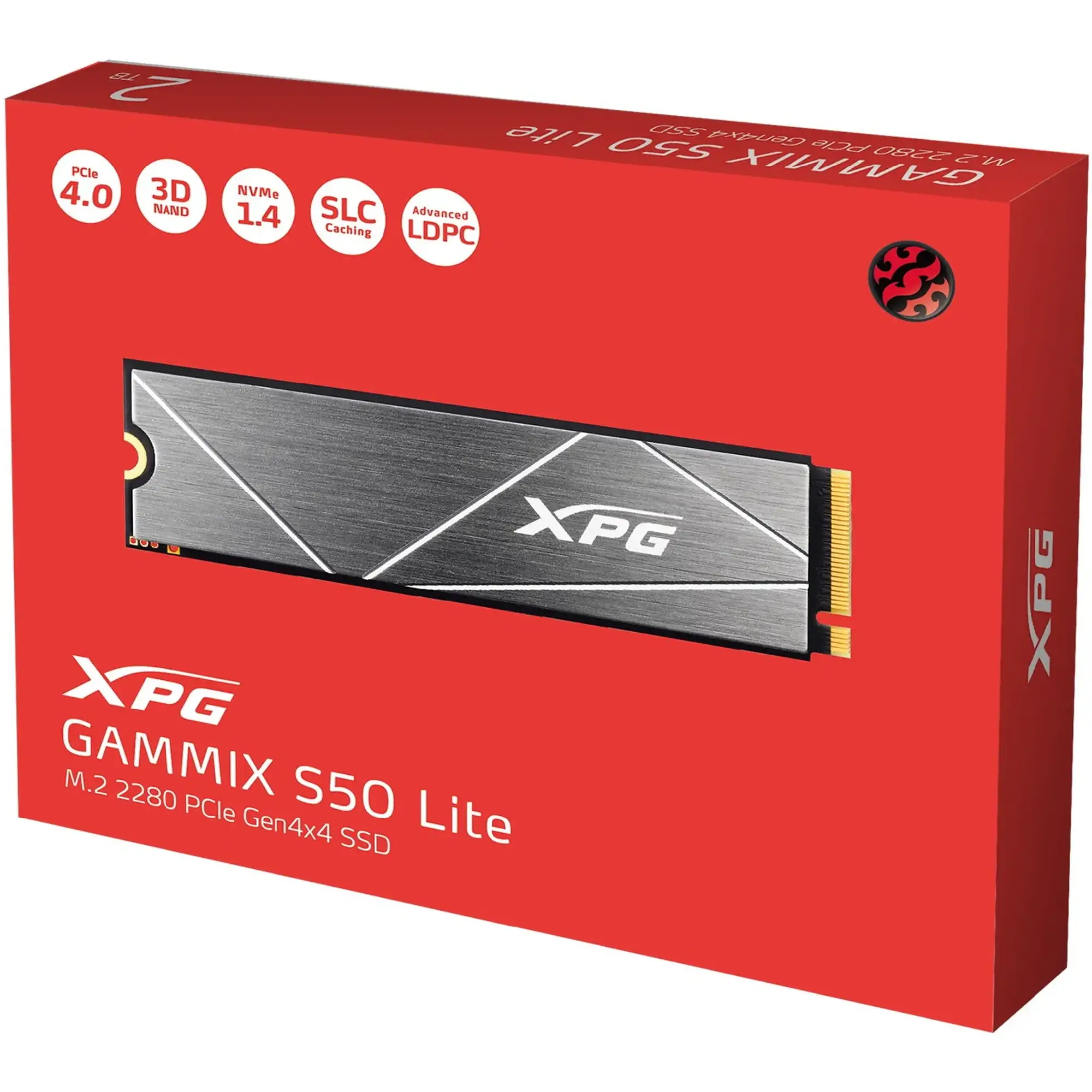 Купить Уценка SSD диск ADATA XPG Gammix S50 Lite Silicon Motion SM2267 1TB M.2 NVMe PCIe 3.0 x4 2280 (.2L102947K21D) - фото 4