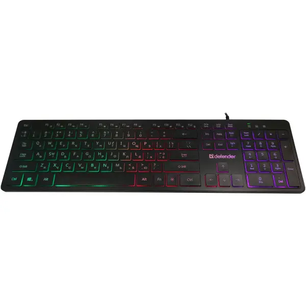 Купить Клавиатура Defender Balance LQ LED USB UA Black (450790) - фото 2