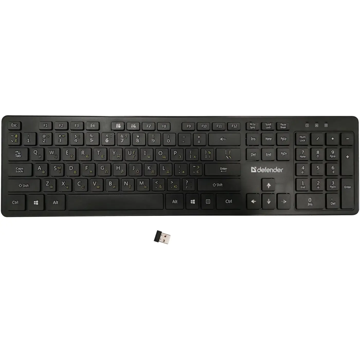 Купить Клавиатура Defender Comfort MT Wireless UA Black (450950) - фото 1